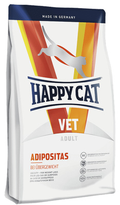 Happy cat Вет.диета для для кошек с избыточным весом Adipositas 70307, 1,4 кг 