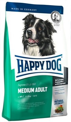 Happy dog Суприм для взр.собак средних пород: 11-25 кг (Adult Medium), 4,000 кг