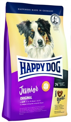 Happy dog Корм для щенков всех пород с 7 до 18 мес. 6041960040 | Supreme Junior Original, 10 кг , 2000100682