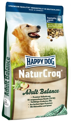 Happy dog Натур Крок Баланс для собак с 5ью зерновыми культурами овощами и домашним сыром (Balance) | Natur Croq Adult Balance 15 кг 12052