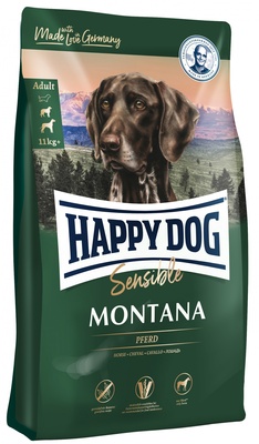 Happy dog ВИА Монтана для собак с чувствительным пищеварением с кониной, 4,000 кг