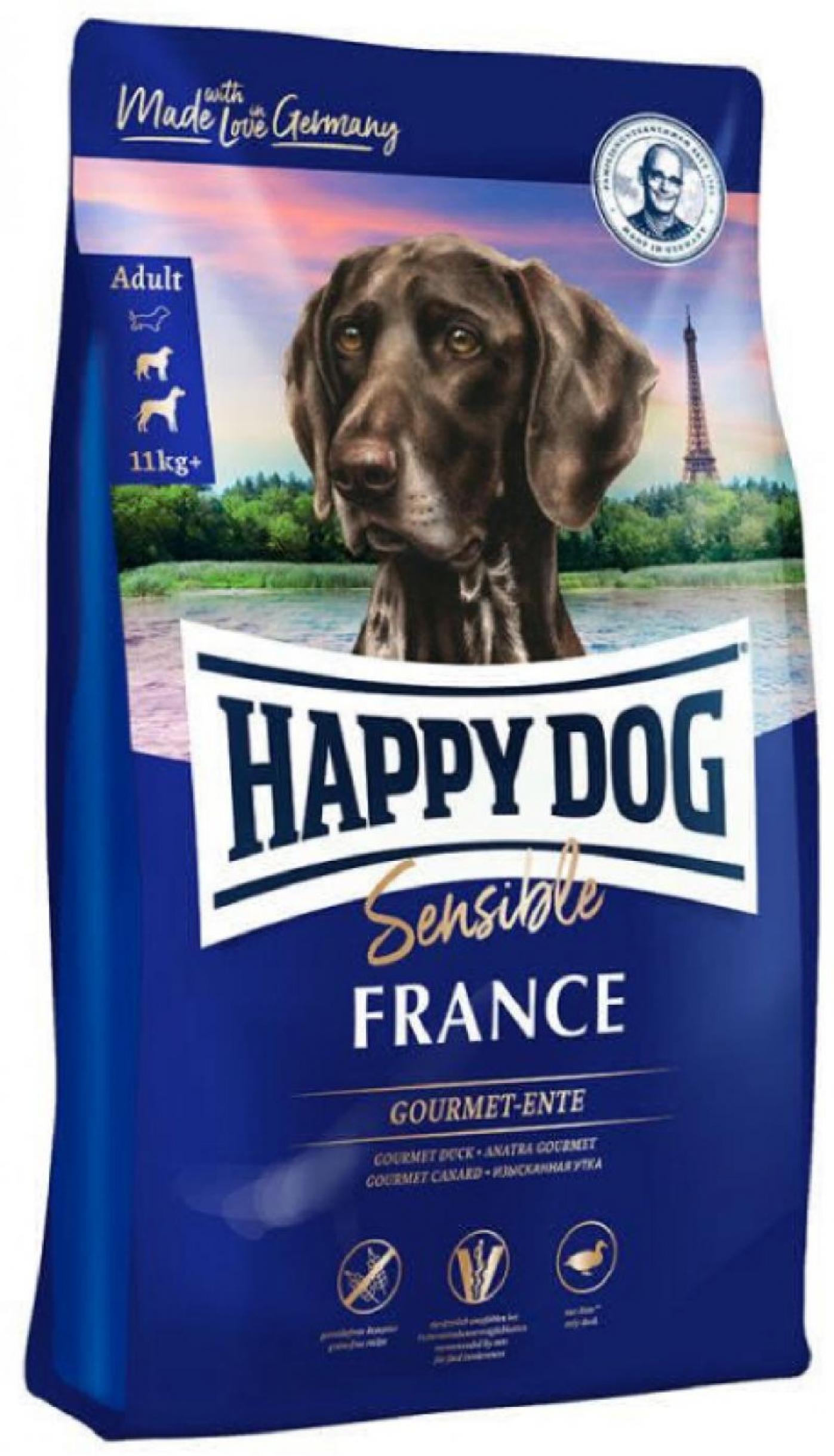 Happy Dog для собак Суприм Франция утка/картофель 12,5 кг