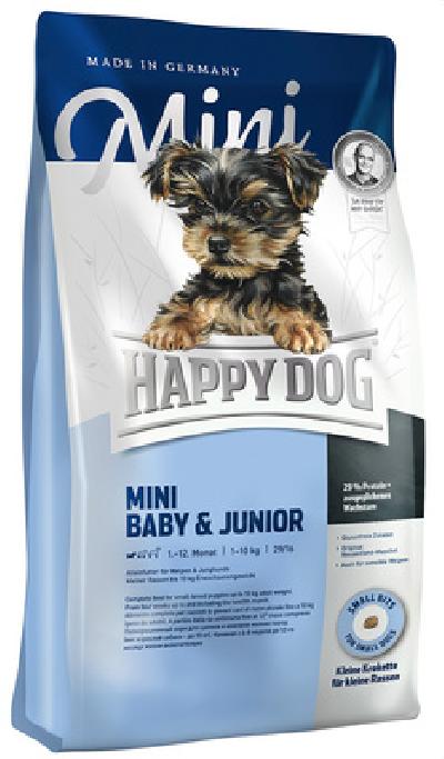 Happy dog Для щенков малых пород: до 9-12мес. (Mini  baby Junior 29) | Mini Baby & Junior, 0,3 кг , 6400100682