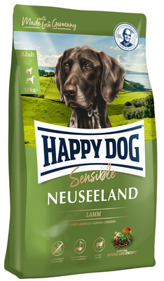 Happy dog Сухой корм Новая Зеландия для собак весом от 10 кг с ягненком и рисом   3553, 1 кг , 6500100682