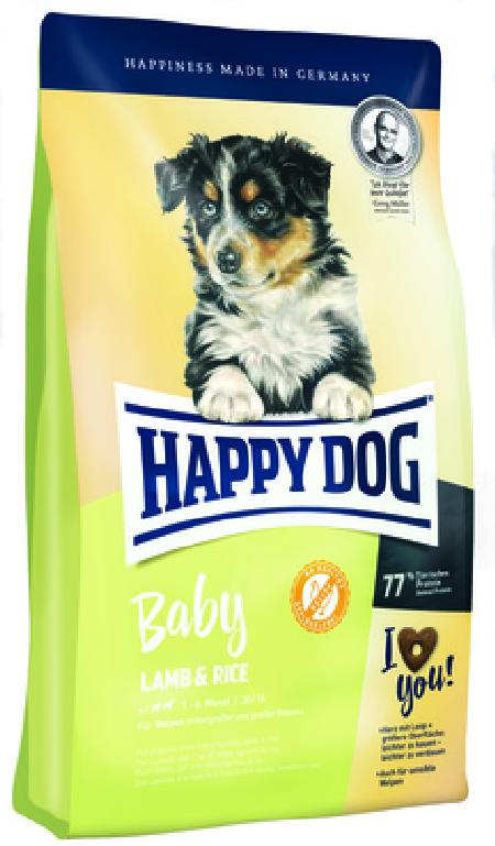 Happy dog Сухой корм для собак  Бэйби со вкусом ягненка с рисом (с 4 недель до 6 месяцев) 60390 | Baby Lamb & Rice, 1 кг , 7600100682