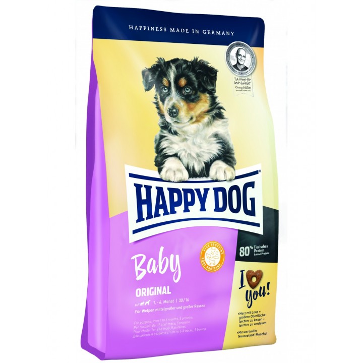 Happy Dog корм для щенков всех пород 4 кг