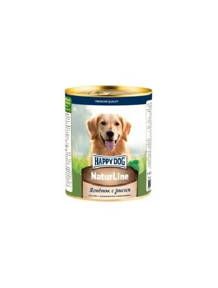 Happy dog Консервы для собак Ягненок с рисом, 0,97 кг, 52440