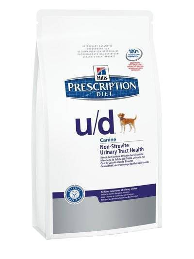 Hills Prescription Diet Сухой корм для собак UD лечение мочекаменной болезни (Оксалаты, ураты) и почек 4378R, 5 кг 