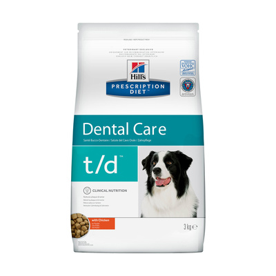 Hills Prescription Diet Сухой корм для собак TD поддержание здоровья ротовой полости  4023R, 3 кг , 4000100684