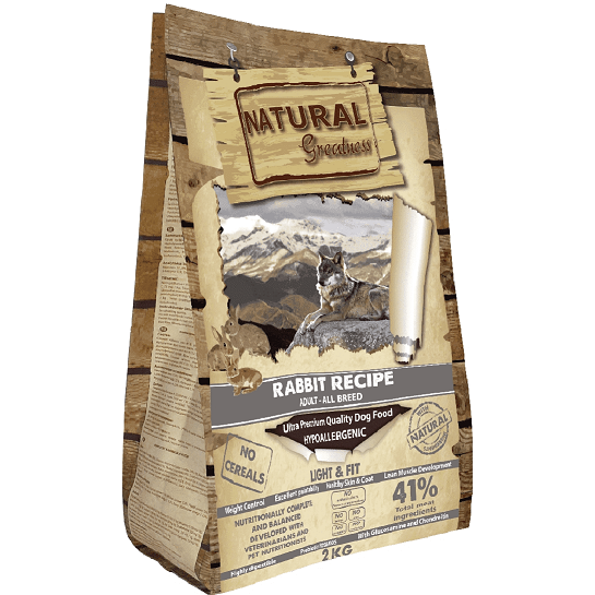 Natural Greatness Rabbit Recipe Light & Fit сухой корм для собак 2 кг, ASK79RL02