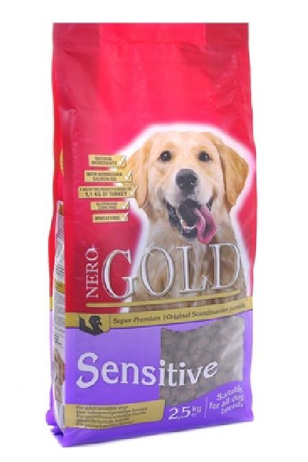 NERO GOLD super premium Для взрослых собак с чувствительным пищеварением Индейка и рис (Sensitive Turkey 2313) 18,000 кг 10197