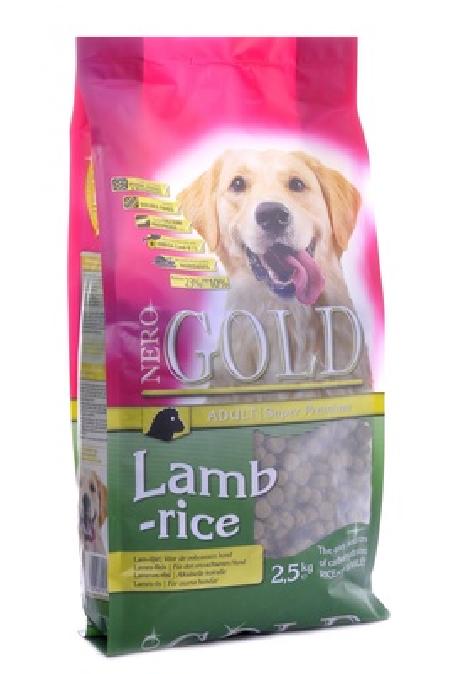 NERO GOLD super premium Для Взрослых собак с ягненком и рисом (Adult Lamb&Rice 2310), 2,5 кг , 1800100692