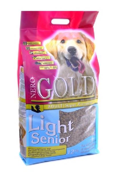 NERO GOLD super premium Для Пожилых собак:  индейка рис (Senior/Light), 12,000 кг