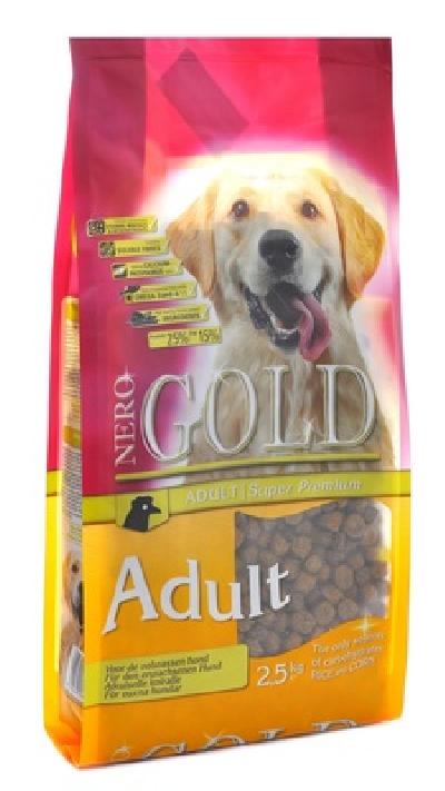 NERO GOLD super premium Для Взрослых собак: Курица и рис (Adult), 2,500 кг