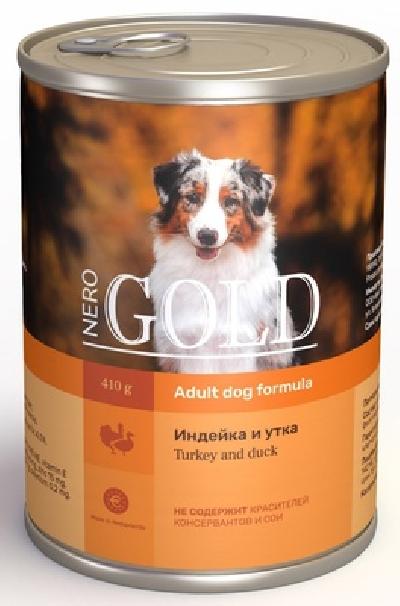 Nero Gold консервы Консервы для собак Индейка и утка (Turkey and Duck) 0,81 кг 10318
