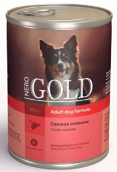 Nero Gold консервы Консервы для собак Свежая оленина (Venison) 0,410 кг 10326