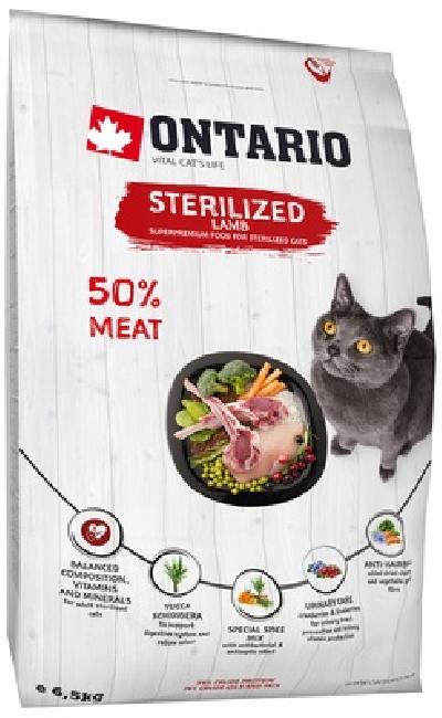 Ontario Для стерилизованных кошек с ягненком (Ontario Cat Sterilised Lamb) 213-10793 0,400 кг 33930, 2700100697