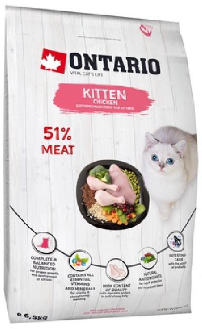 Ontario Для котят с курицей и индейкой (Ontario Kitten Chicken) 213-10035 2 кг 33914