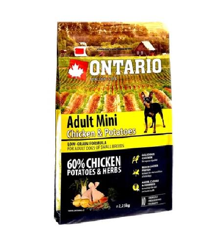 Ontario Для собак малых пород с курицей и картофелем (Ontario Adult Mini Chicken & Potatoes 0,75kg) 214-10533 | Ontario Adult Mini Chicken & Potatoes, 0,75 кг 