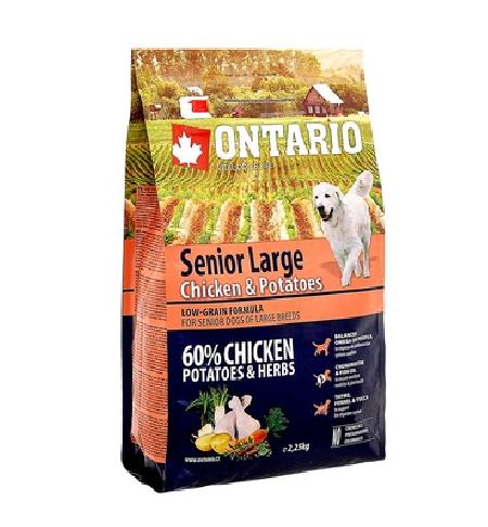 Ontario Для пожилых собак крупных пород с курицей и картофелем (Ontario Senior Large Chicken & Potatoes 12kg) 214-11438 | Ontario Senior Large Chicken & Potatoes 12kg, 12 кг 