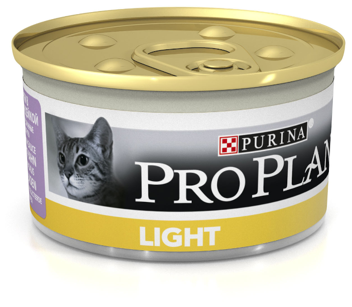 Purina Pro Plan (паучи) ВВА Консервы кусочки в соусе Лайт Для кошек с индейкой (Light) - 12065874  12381700 | Turkey light, 0,085 кг 