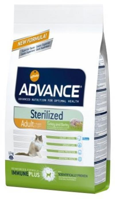 Advance Для вывода шерсти у стерилизованных кошек (Sterilized Hairball) 921864, 1,500 кг
