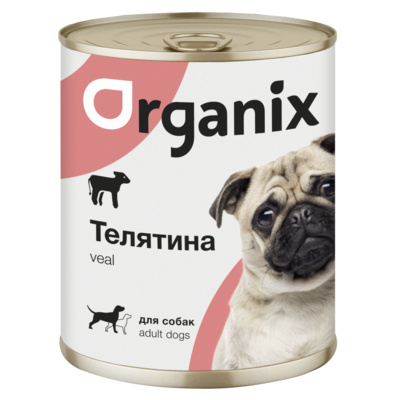 Organix консервы Консервы для собак телятина 11вн42 0,410 кг 19662, 2300100702