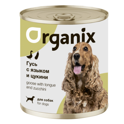 Organix консервы Консервы для собак Рагу из гуся с языком и цуккини 22ел16 0,100 кг 42910, 4900100702