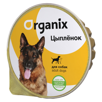 Organix консервы Консервы для собак с цыпленком. 23нф21 0,125 кг 16709