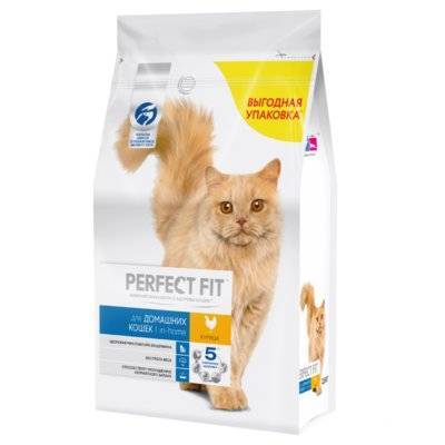 Perfect Fit Сухой корм для домашних кошек, с курицей 10205482, 2,500 кг
