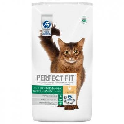 Perfect Fit Сухой корм для стерилизованных кошек, с курицей 10205504, 2,5 кг, 36129