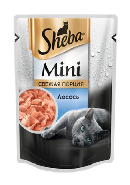 Sheba Паучи для кошек мини-порция с лососем 10170433  10231648 0,05 кг 25321, 400100714