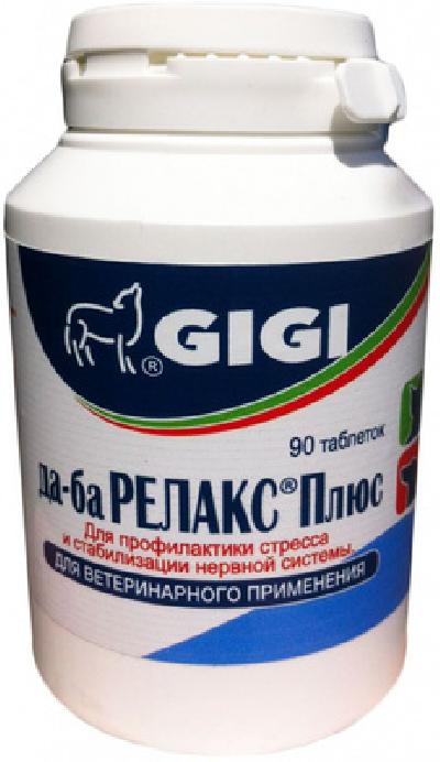 GIGI Да-ба Релакс Плюс №90, успокаивающее средство на растительной основе для собак и кошек, 0,376 кг, 51793