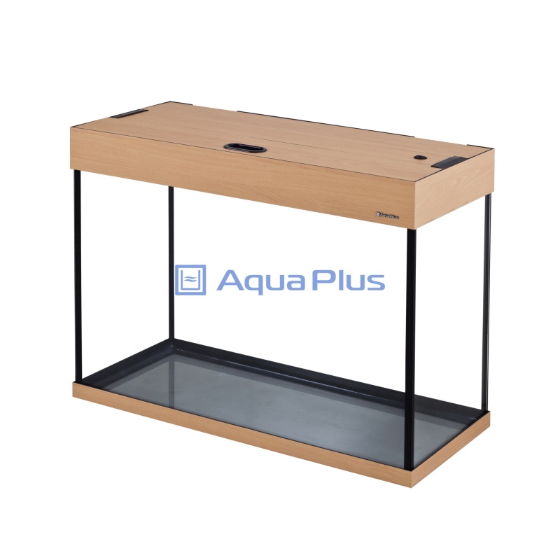 Аквариум AquaPlus LUX П100 бук (700х300х560-6) прямоугольный, 96л., с лампами Т8 2х18 Вт., 212064
