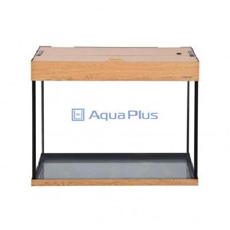 Аквариум AquaPlus LUX П100 дуб (700х300х560-6) прямоугольный, 96л., с лампами Т8 2х18 Вт., 212101