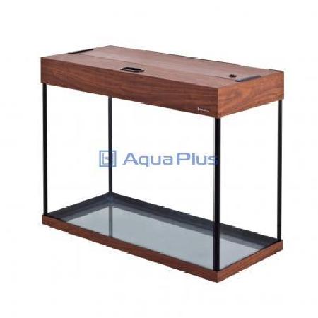 Аквариум AquaPlus LUX П100 орех (700х300х560-6) прямоугольный, 96л., с лампами Т8 2х18 Вт., 212156