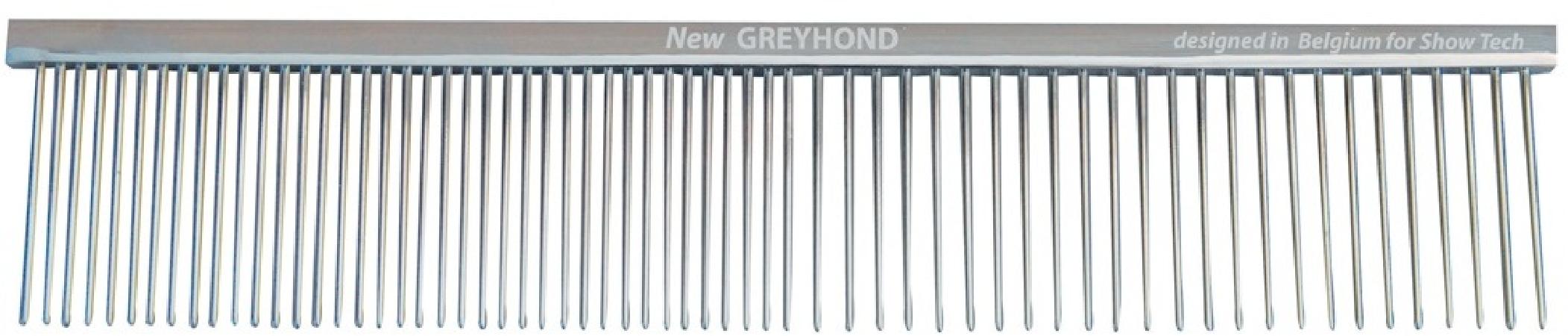 SHOW TECH Greyhond расческа хром 19 см, 26STE006