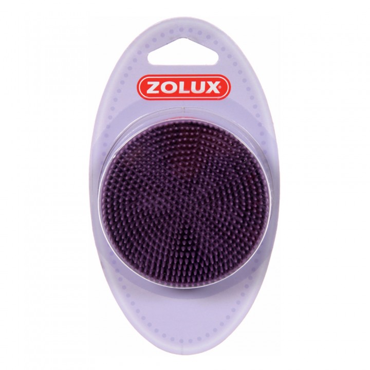 Zolux щетка резиновая для кошек фиолетовый