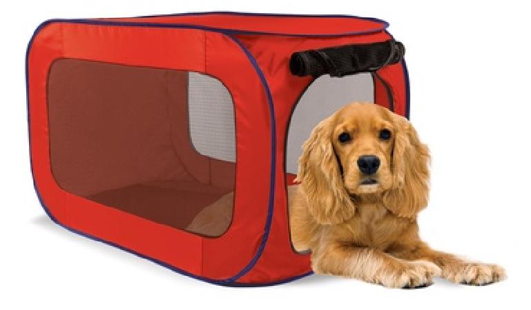 Kitty City ВИА Переносной домик для собак средних пород 50,8*50,8*81,3 см полиэстер (Portable dog kennel medium) PL0010 0,640 кг 24266.сред