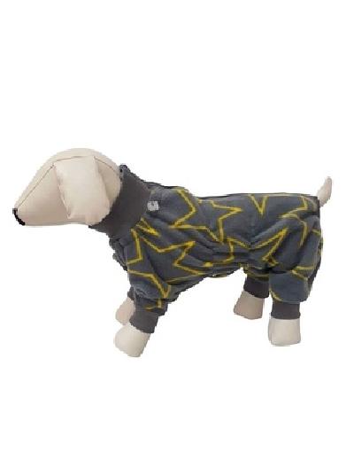 OSSO Комбинезон для собак из флиса на молнии р.35 (кобель) принт Кфп-1009 (зима) 0,250 кг 57481