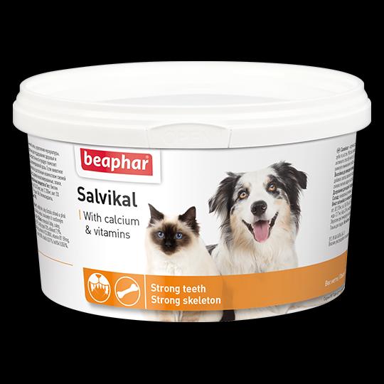 Beaphar Salvikal минеральная смесь с дрожжами для кошек и собак 250 гр