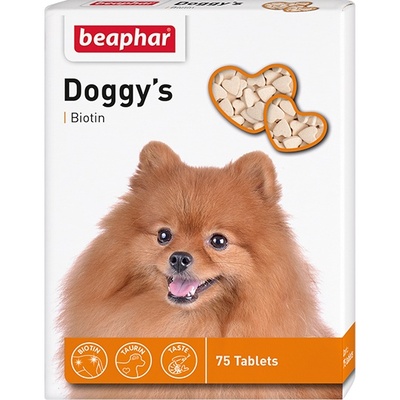 Beaphar Витамины для собак с биотином (Doggy`s+Biotin), 75шт. (12507), 0,072 кг