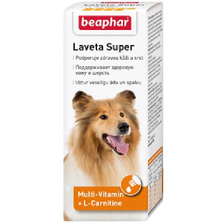 Beaphar Витамины для кожи и шерсти собак, масло 50мл(Laveta Super for Dogs) (сезон) 12554 | Laveta Super, 0,05 кг 