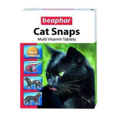 Beaphar Витамины для кошек (Cat snaps), 75шт. (12550) | Cat Snaps, 0,0488 кг 