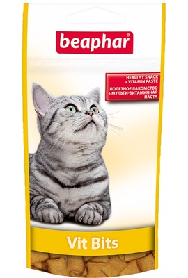 Beaphar подушечки с мультивитаминной пастой для кошек и котят 150 гр