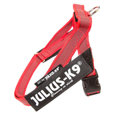 JULIUS-K9 шлейка для собак Ремни Color & Gray IDC® 0 (57-74см  14-25кг), красный