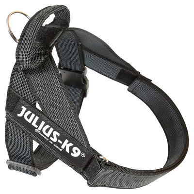 JULIUS-K9 шлейка для собак Ремни Color & Gray IDC® 2 (67-97см  28-40кг), черный