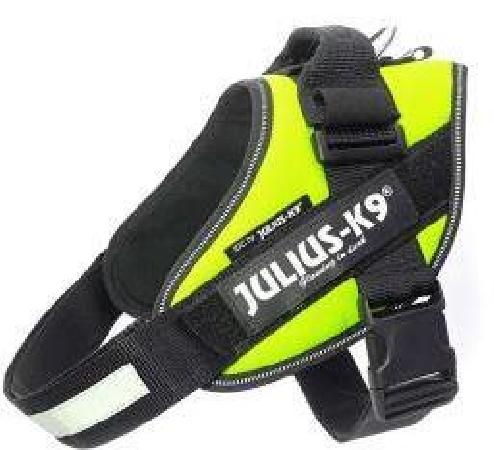 JULIUS-K9 шлейка для собак IDC®-Powerharness 3 (82-115см 40-70кг), зеленый неон