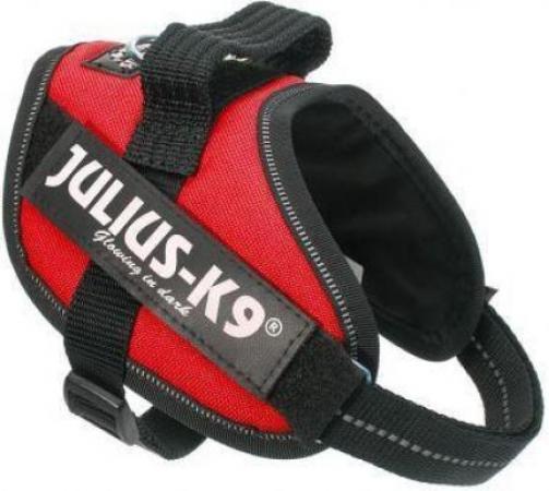 JULIUS-K9 шлейка для собак IDC®-Powerharness Mini-Mini (40-53см 4-7кг), красный