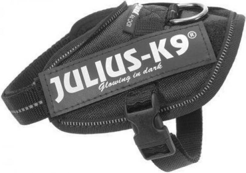 JULIUS-K9 шлейка для собак IDC®-Powerharness 0 (58-76см 14-25кг), черный